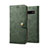 Custodia Portafoglio In Pelle Cover con Supporto T04 per Samsung Galaxy S10 Plus Verde