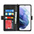 Custodia Portafoglio In Pelle Cover con Supporto T04D per Samsung Galaxy S22 5G