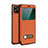 Custodia Portafoglio In Pelle Cover con Supporto T05 per Apple iPhone 12 Arancione