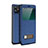 Custodia Portafoglio In Pelle Cover con Supporto T05 per Apple iPhone 12 Blu