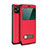 Custodia Portafoglio In Pelle Cover con Supporto T05 per Apple iPhone 12 Mini Rosso