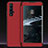 Custodia Portafoglio In Pelle Cover con Supporto T05 per Huawei Honor 20 Rosso