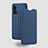Custodia Portafoglio In Pelle Cover con Supporto T05 per Huawei Nova 6 5G Blu
