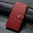 Custodia Portafoglio In Pelle Cover con Supporto T05 per Huawei Nova 7 SE 5G Rosso