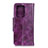 Custodia Portafoglio In Pelle Cover con Supporto T05 per Huawei P40 Pro+ Plus Viola