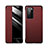 Custodia Portafoglio In Pelle Cover con Supporto T05 per Huawei P40 Rosso Rosa
