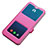 Custodia Portafoglio In Pelle Cover con Supporto T05 per Oppo RX17 Pro Rosa Caldo