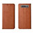Custodia Portafoglio In Pelle Cover con Supporto T05 per Samsung Galaxy A80 Arancione