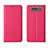 Custodia Portafoglio In Pelle Cover con Supporto T05 per Samsung Galaxy A90 4G Rosa Caldo