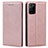Custodia Portafoglio In Pelle Cover con Supporto T05 per Samsung Galaxy Note 20 Ultra 5G Oro Rosa