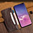 Custodia Portafoglio In Pelle Cover con Supporto T05 per Samsung Galaxy S10 Plus