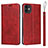 Custodia Portafoglio In Pelle Cover con Supporto T06 per Apple iPhone 11 Rosso