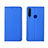 Custodia Portafoglio In Pelle Cover con Supporto T06 per Huawei Honor 20E Blu