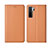 Custodia Portafoglio In Pelle Cover con Supporto T06 per Huawei Nova 7 SE 5G Arancione