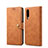 Custodia Portafoglio In Pelle Cover con Supporto T06 per Huawei P30 Arancione