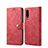 Custodia Portafoglio In Pelle Cover con Supporto T06 per Huawei P30 Rosso