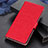 Custodia Portafoglio In Pelle Cover con Supporto T06 per Oppo Reno4 5G Rosso
