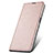 Custodia Portafoglio In Pelle Cover con Supporto T06 per Oppo RX17 Pro Oro Rosa