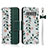 Custodia Portafoglio In Pelle Cover con Supporto T06 per Samsung Galaxy S10 Verde