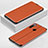 Custodia Portafoglio In Pelle Cover con Supporto T06 per Xiaomi Redmi Note 8T Arancione