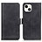 Custodia Portafoglio In Pelle Cover con Supporto T07 per Apple iPhone 13 Mini Nero