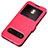Custodia Portafoglio In Pelle Cover con Supporto T07 per Huawei Honor View 20 Rosso