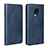 Custodia Portafoglio In Pelle Cover con Supporto T07 per Huawei Mate 20 X 5G Blu