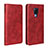 Custodia Portafoglio In Pelle Cover con Supporto T07 per Huawei Mate 20 X 5G Rosso