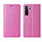 Custodia Portafoglio In Pelle Cover con Supporto T07 per Huawei Nova 7 SE 5G Rosa