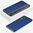 Custodia Portafoglio In Pelle Cover con Supporto T07 per Huawei P20 Pro Blu
