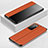 Custodia Portafoglio In Pelle Cover con Supporto T07 per Huawei P40 Arancione