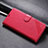 Custodia Portafoglio In Pelle Cover con Supporto T07 per Xiaomi Mi 9T Pro Rosso