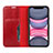 Custodia Portafoglio In Pelle Cover con Supporto T08 per Apple iPhone 11