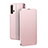 Custodia Portafoglio In Pelle Cover con Supporto T08 per Huawei Honor 20 Oro Rosa