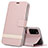 Custodia Portafoglio In Pelle Cover con Supporto T08 per Huawei Honor V30 Pro 5G Oro Rosa
