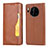 Custodia Portafoglio In Pelle Cover con Supporto T08 per Huawei Mate 30 Pro Arancione
