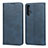 Custodia Portafoglio In Pelle Cover con Supporto T08 per Huawei Nova 5 Pro Blu