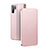Custodia Portafoglio In Pelle Cover con Supporto T08 per Huawei P30 Pro New Edition Oro Rosa