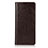 Custodia Portafoglio In Pelle Cover con Supporto T08 per OnePlus 8 Pro Marrone