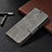 Custodia Portafoglio In Pelle Cover con Supporto T08 per Samsung Galaxy Note 20 Ultra 5G Grigio