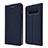 Custodia Portafoglio In Pelle Cover con Supporto T08 per Samsung Galaxy S10 5G Blu