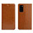 Custodia Portafoglio In Pelle Cover con Supporto T09 per Huawei Honor V30 5G Arancione