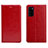 Custodia Portafoglio In Pelle Cover con Supporto T09 per Huawei Honor View 30 5G Rosso