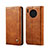 Custodia Portafoglio In Pelle Cover con Supporto T09 per Huawei Mate 30 5G Arancione