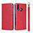 Custodia Portafoglio In Pelle Cover con Supporto T09 per Huawei Nova 4e Rosso