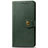 Custodia Portafoglio In Pelle Cover con Supporto T09 per Huawei P40 Verde