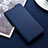 Custodia Portafoglio In Pelle Cover con Supporto T09 per Xiaomi Mi A3 Blu