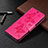 Custodia Portafoglio In Pelle Cover con Supporto T09 per Xiaomi Redmi 9AT Rosa Caldo