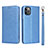 Custodia Portafoglio In Pelle Cover con Supporto T10 per Apple iPhone 11 Pro Max Blu