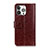 Custodia Portafoglio In Pelle Cover con Supporto T10 per Apple iPhone 13 Pro